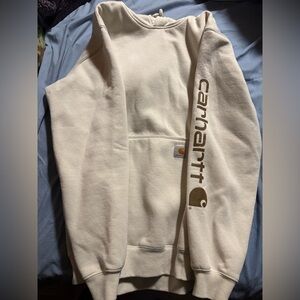 Carhartt Men's Off-White Crewneck Sweater